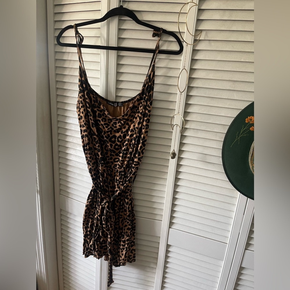 Boohoo Leopard Romper